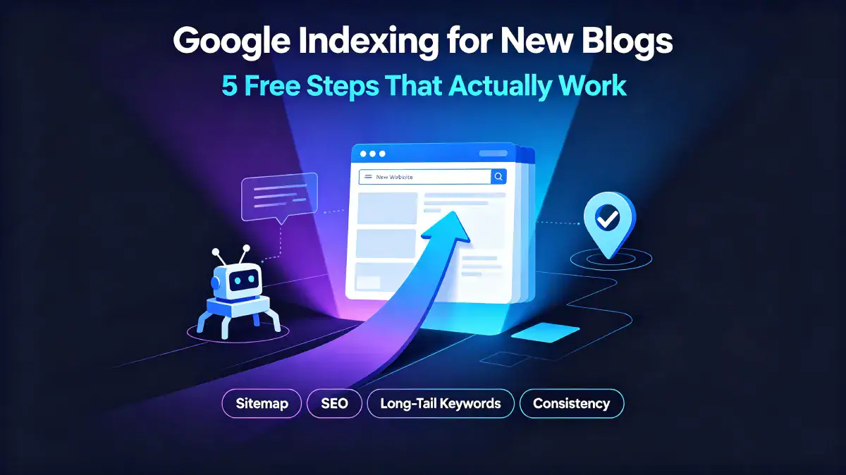 how to get Google to index a new blog