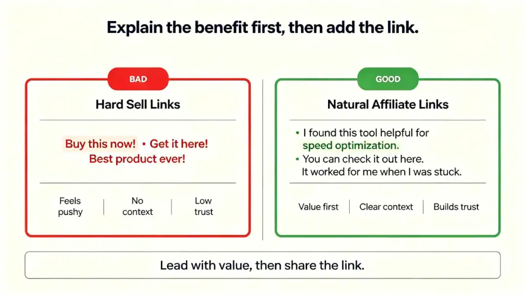 natural affiliate link placement example