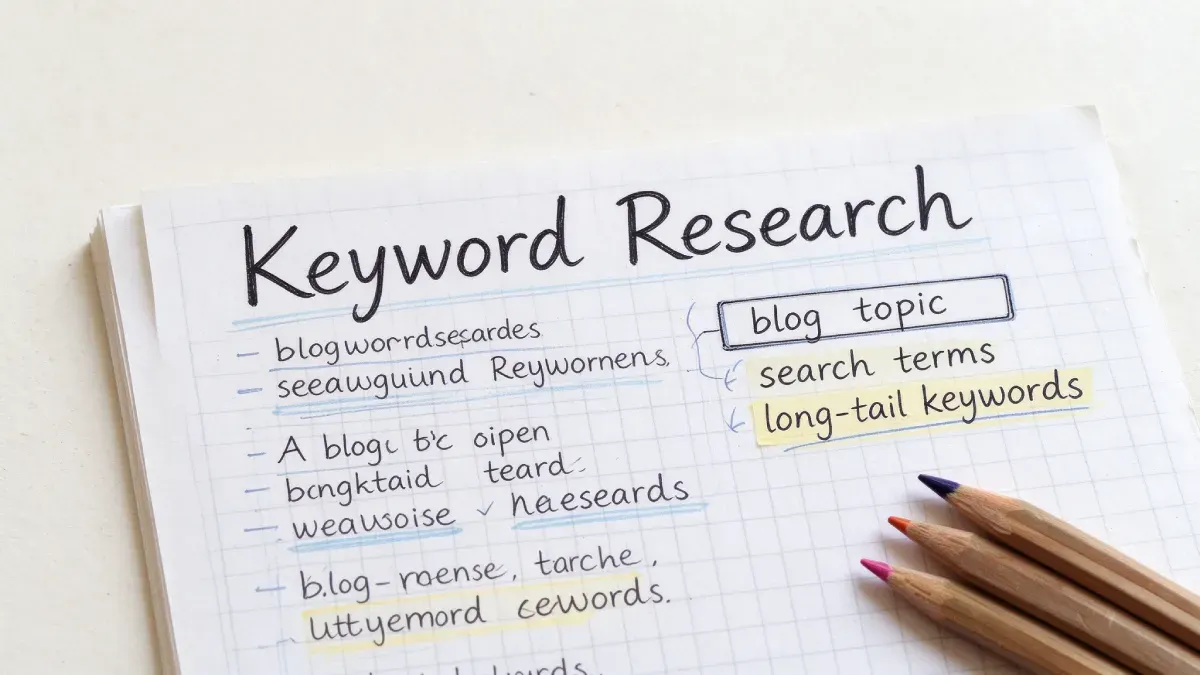 how to do keyword research for a new blog in three simple steps
