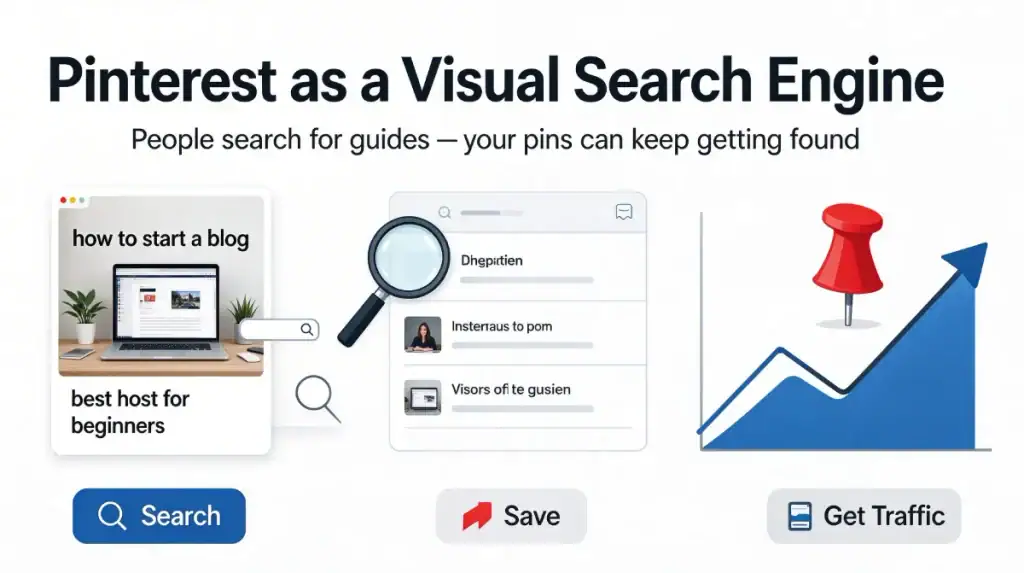 how to get free traffic to a new blog with vertical Pinterest pin design
